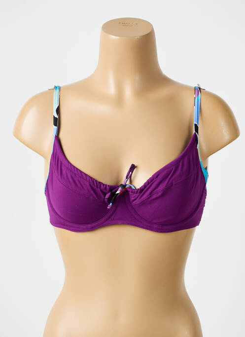 Haut de maillot de bain violet BIKINI BAR pour femme