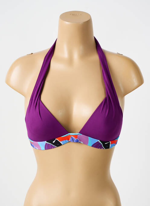 Haut de maillot de bain violet BIKINI BAR pour femme