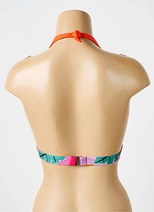 Haut de maillot de bain stretch haut soutien-gorge push-up orange BIKINI BAR femme