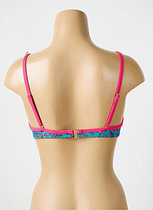 Haut de maillot de bain stretch haut soutien-gorge balconnet bleu BIKINI BAR femme