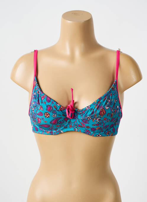 Haut de maillot de bain bleu BIKINI BAR pour femme