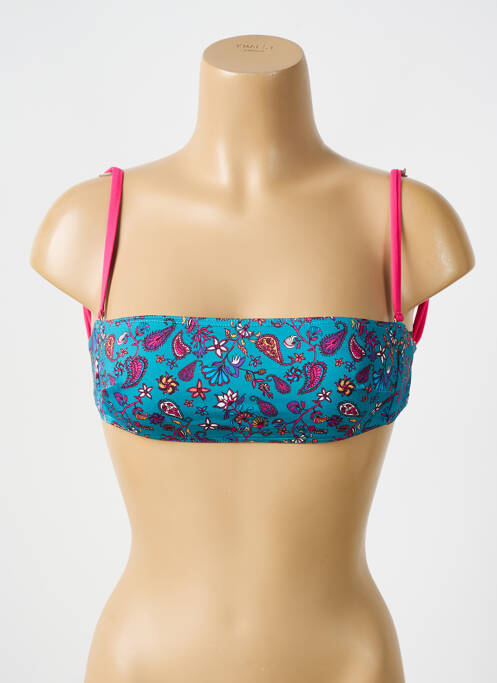 Haut de maillot de bain bleu BIKINI BAR pour femme