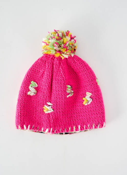 Bonnet rose LHOTSE pour femme