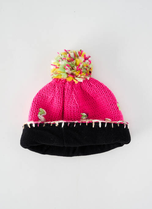 Bonnet rose LHOTSE pour femme