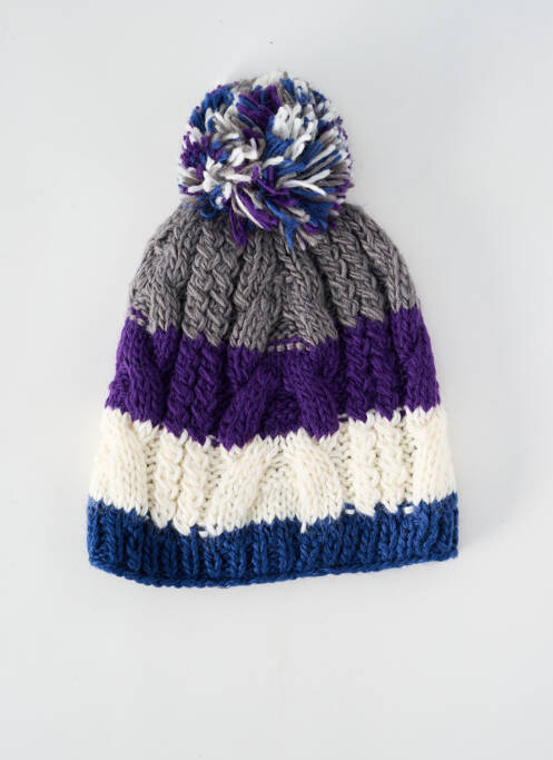 Bonnet violet LHOSTE pour femme