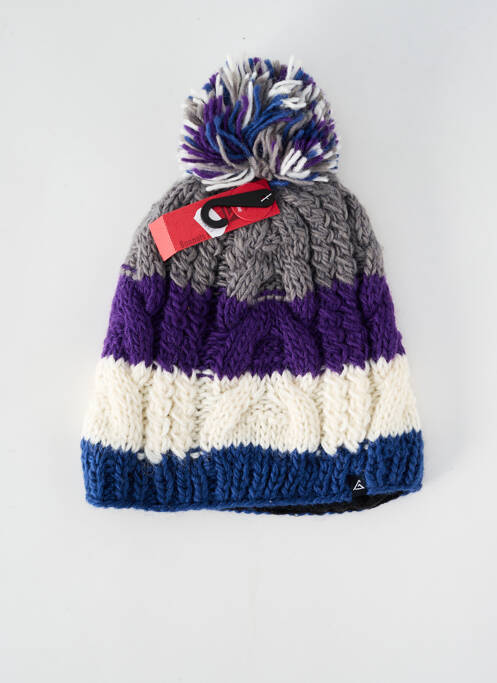 Bonnet violet LHOSTE pour femme