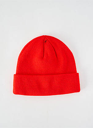 Bonnet maille tricot rouge JJXX unisexe