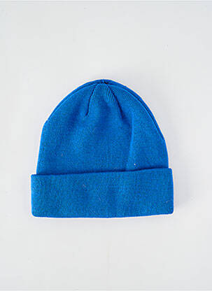 Bonnet maille tricot bleu JJXX unisexe