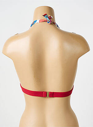 Haut de maillot de bain stretch haut soutien-gorge push-up orange BIKINI BAR femme