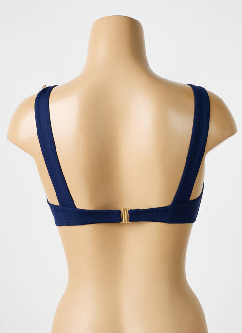 Haut de maillot de bain stretch haut soutien-gorge emboitant bleu BIKINI BAR femme
