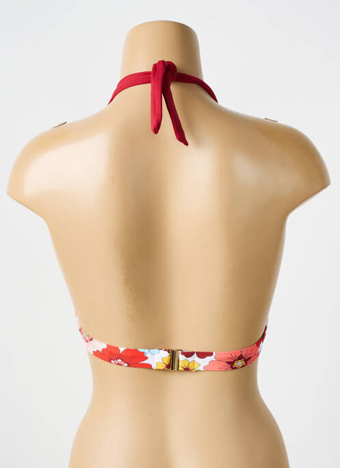Haut de maillot de bain stretch haut soutien-gorge push-up orange BIKINI BAR femme