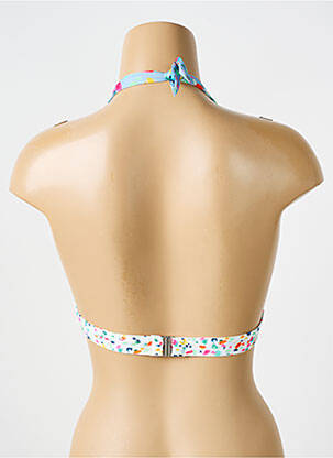 Haut de maillot de bain stretch haut soutien-gorge push-up bleu BIKINI BAR femme