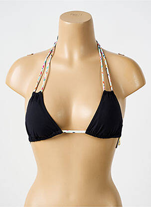Haut de maillot de bain stretch haut triangles noir BIKINI BAR femme