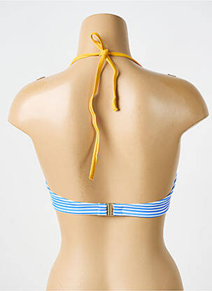 Haut de maillot de bain stretch haut bandeau bleu BIKINI BAR femme