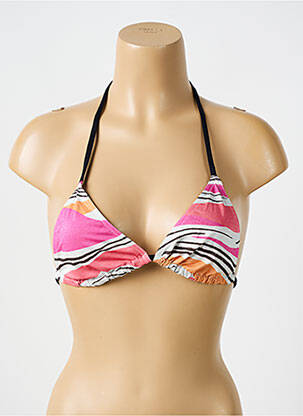 Haut de maillot de bain stretch haut triangles rose BIKINI BAR femme