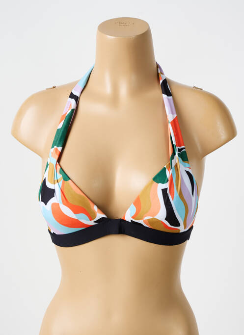 Haut de maillot de bain stretch haut soutien-gorge push-up noir BIKINI BAR femme