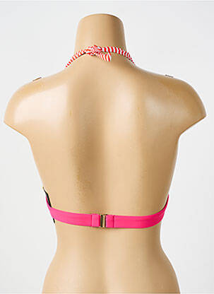 Haut de maillot de bain stretch haut soutien-gorge push-up orange BIKINI BAR femme