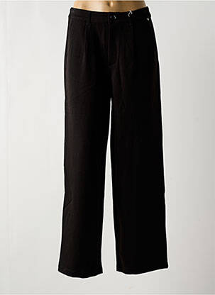 Pantalon droit fermeture zippée sous rabat boutonné noir LEE COOPER femme