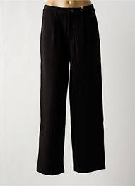 Pantalon droit fermeture zippée sous rabat boutonné noir LEE COOPER femme