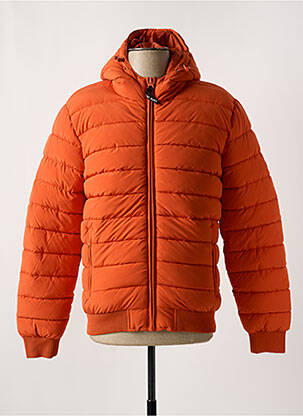 Doudoune manches longues a capuche orange PEPE JEANS homme
