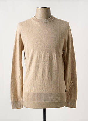 Pull stretch manches longues beige PEPE JEANS homme