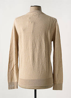 Pull stretch manches longues beige PEPE JEANS homme