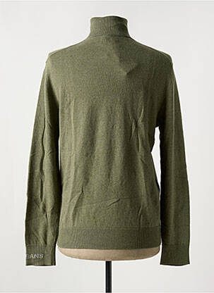 Pull col roulé stretch manches longues vert PEPE JEANS homme