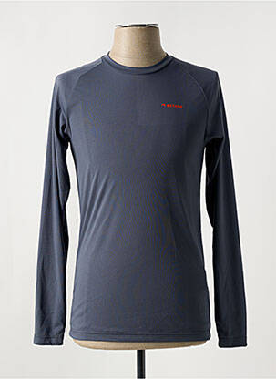 T-shirt coupe cintrée manches longues gris ASTORE homme