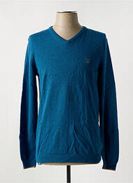 Pull col v manches longues bleu OXBOW homme
