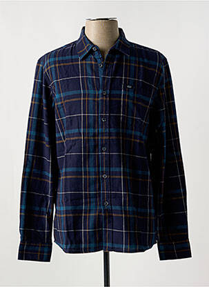 Chemise manches longues bleu OXBOW pour homme