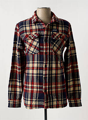 Chemise manches longues rouge OXBOW pour homme