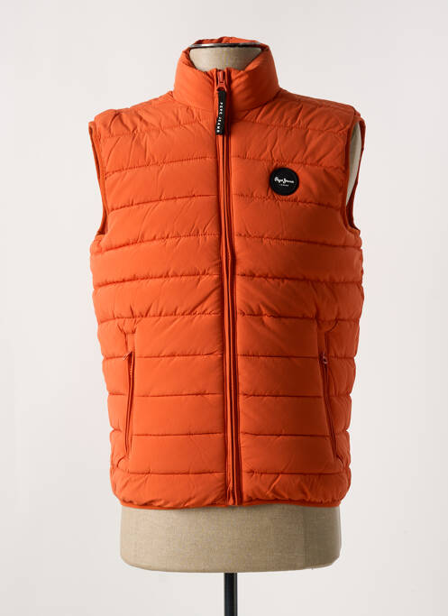 Doudoune poches sans capuche orange PEPE JEANS homme
