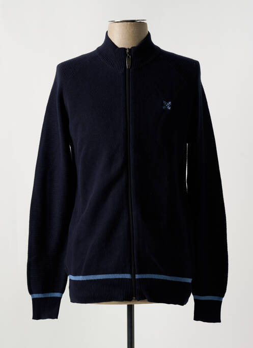 Gilet manches longues bleu OXBOW pour homme