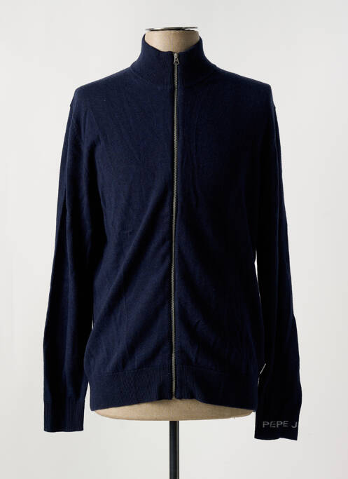 Gilet manches longues bleu PEPE JEANS pour homme