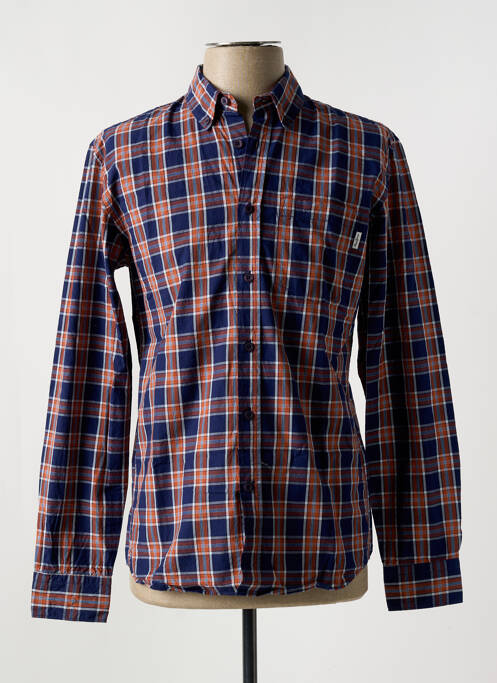 Chemise manches longues bleu PEPE JEANS pour homme