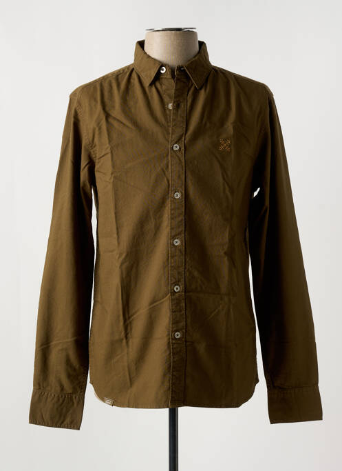 Chemise manches longues vert OXBOW pour homme