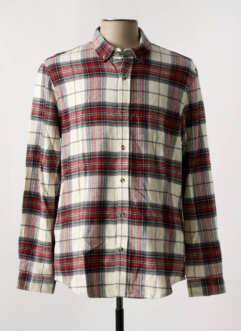 Chemise manches longues rouge LEE COOPER pour homme