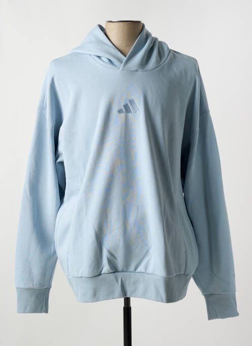 Sweat-shirt à capuche bleu ADIDAS pour homme