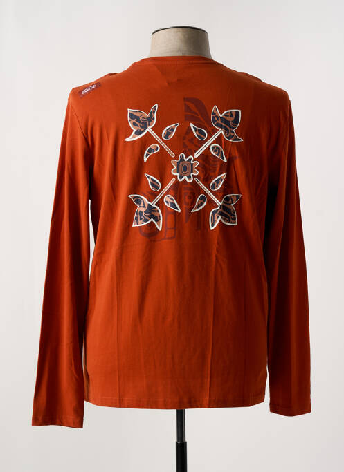 T-shirt orange OXBOW pour homme