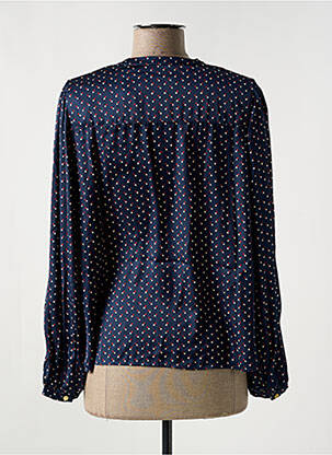 Blouse col rond manches longues bleu PEPE JEANS femme