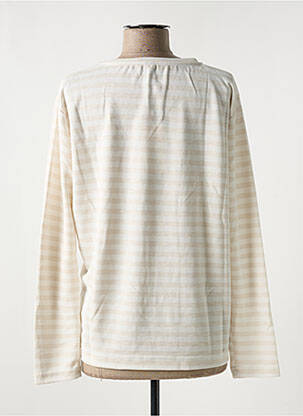 Pull col rond manches longues beige ASTORE femme