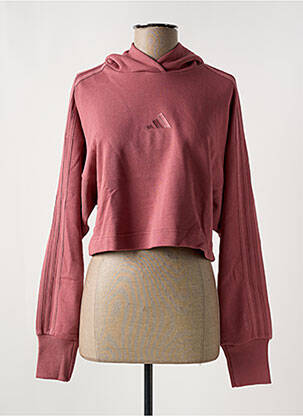 Sweat-shirt à capuche violet ADIDAS pour femme