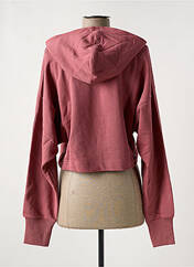 Sweat-shirt à capuche violet ADIDAS pour femme seconde vue