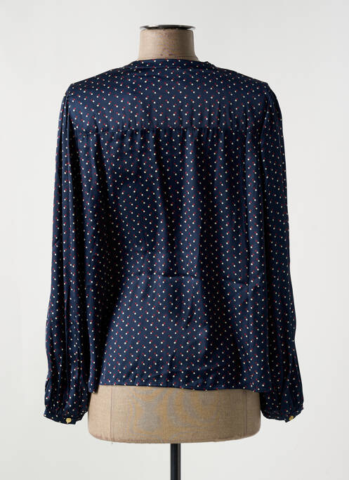 Blouse col rond manches longues bleu PEPE JEANS femme