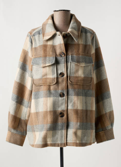 Manteau court beige PEPE JEANS pour femme