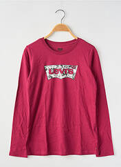 T-shirt rouge LEVIS pour fille seconde vue