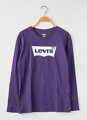 T-shirt violet LEVIS pour fille seconde vue