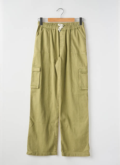 Pantalon cargo poches taille élastique vert ROXY GIRL fille