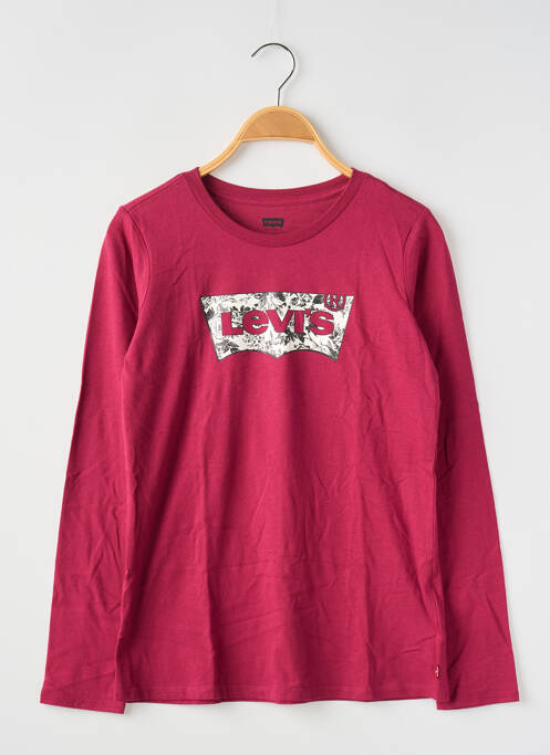 T-shirt rouge LEVIS pour fille