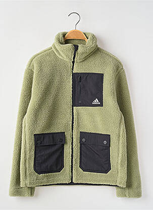 Polaire vert ADIDAS pour garçon